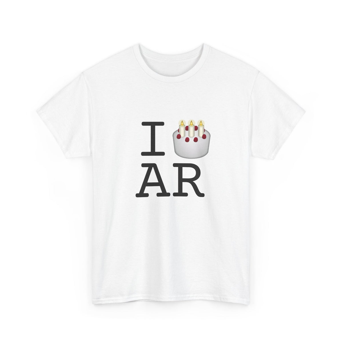 "I Birthday Cake Arkansas" Tee
