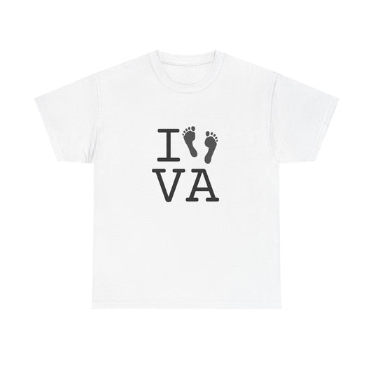 "I leave Footsteps in Virginia" Tee
