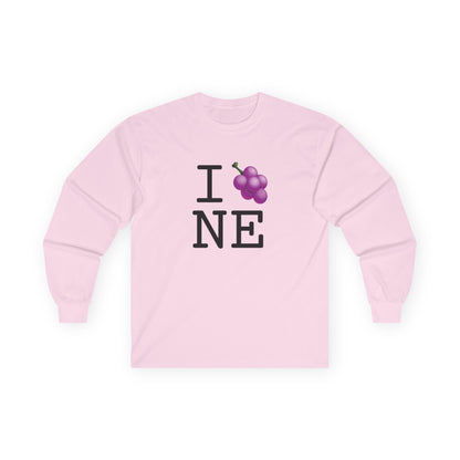 "I Grape Nebraska" Long Sleeve Shirt