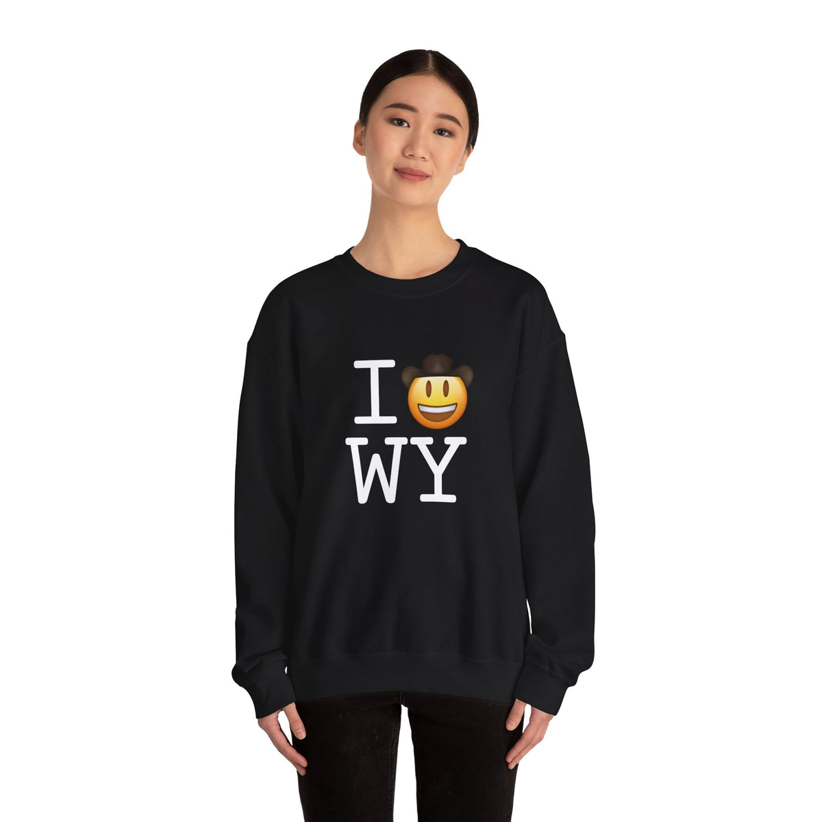 "I'm a Cowboy or Cowgirl in Wyoming" Sweatshirt