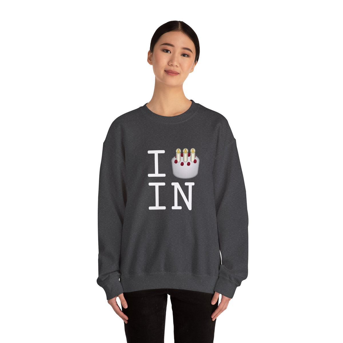 "I Birthday Cake Indiana" Sweatshirt