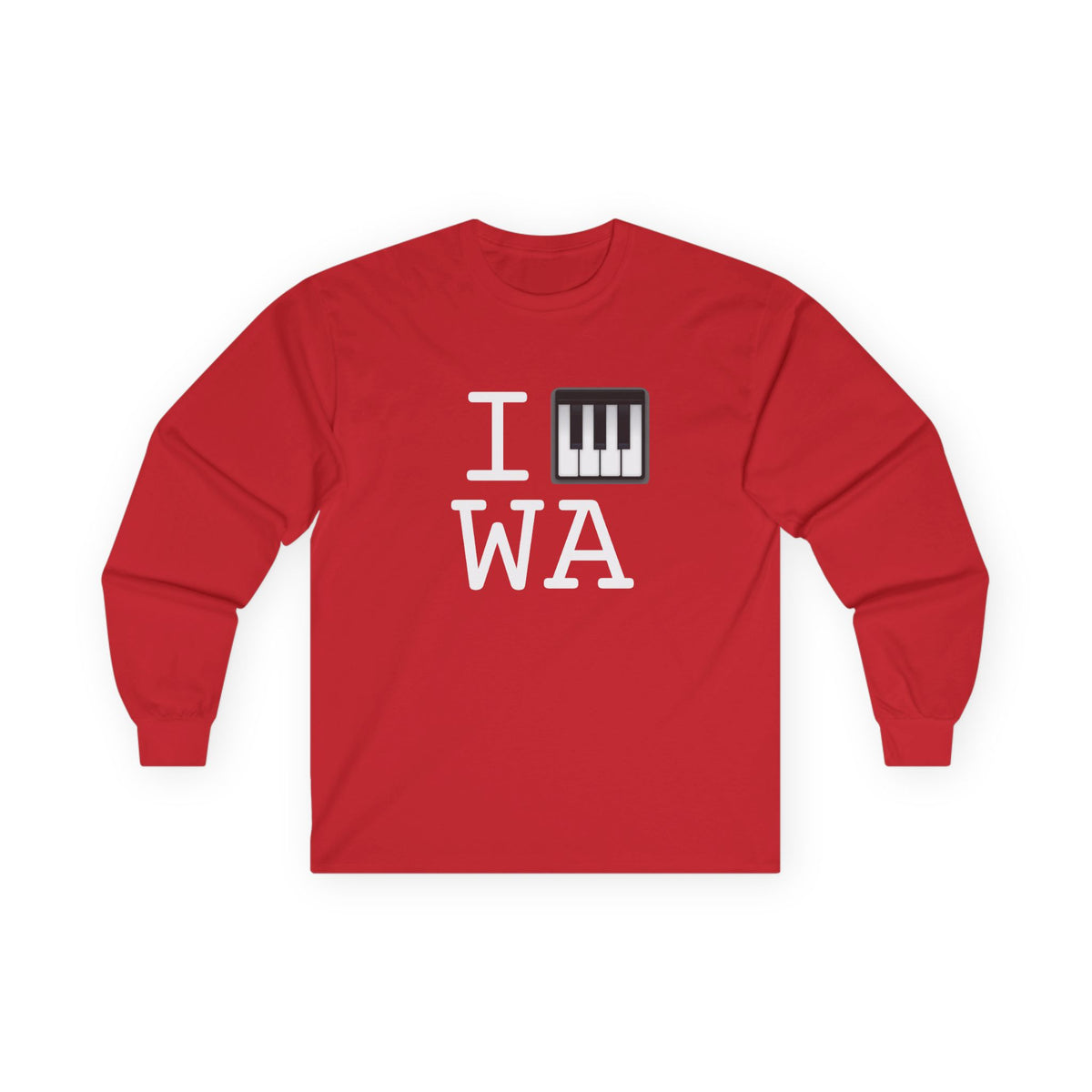 "I Piano Washington" Long Sleeve Shirt