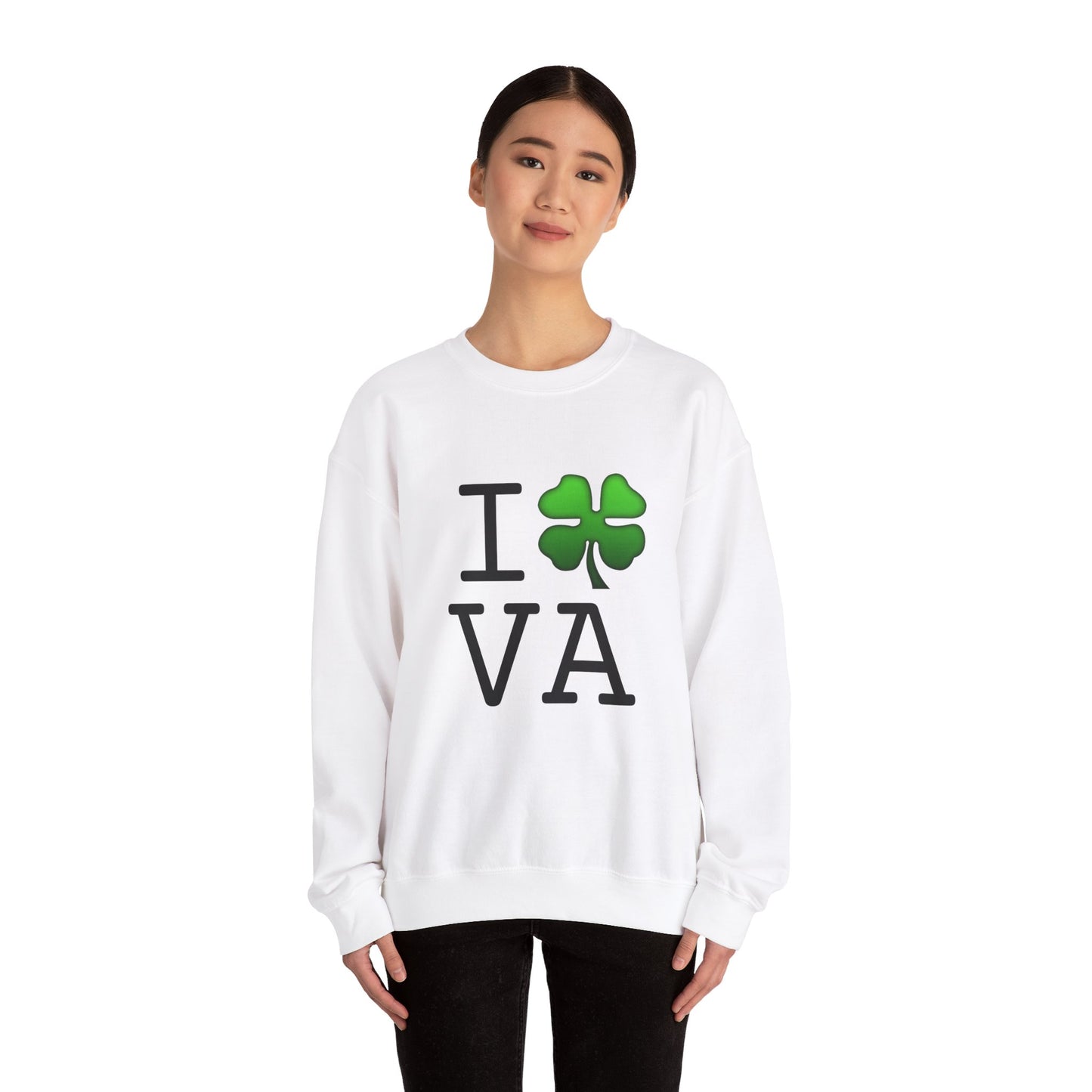 "I'm Lucky (Clover) in Virginia" Sweatshirt