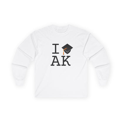 "I Graduate Alaska" Long Sleeve Shirt