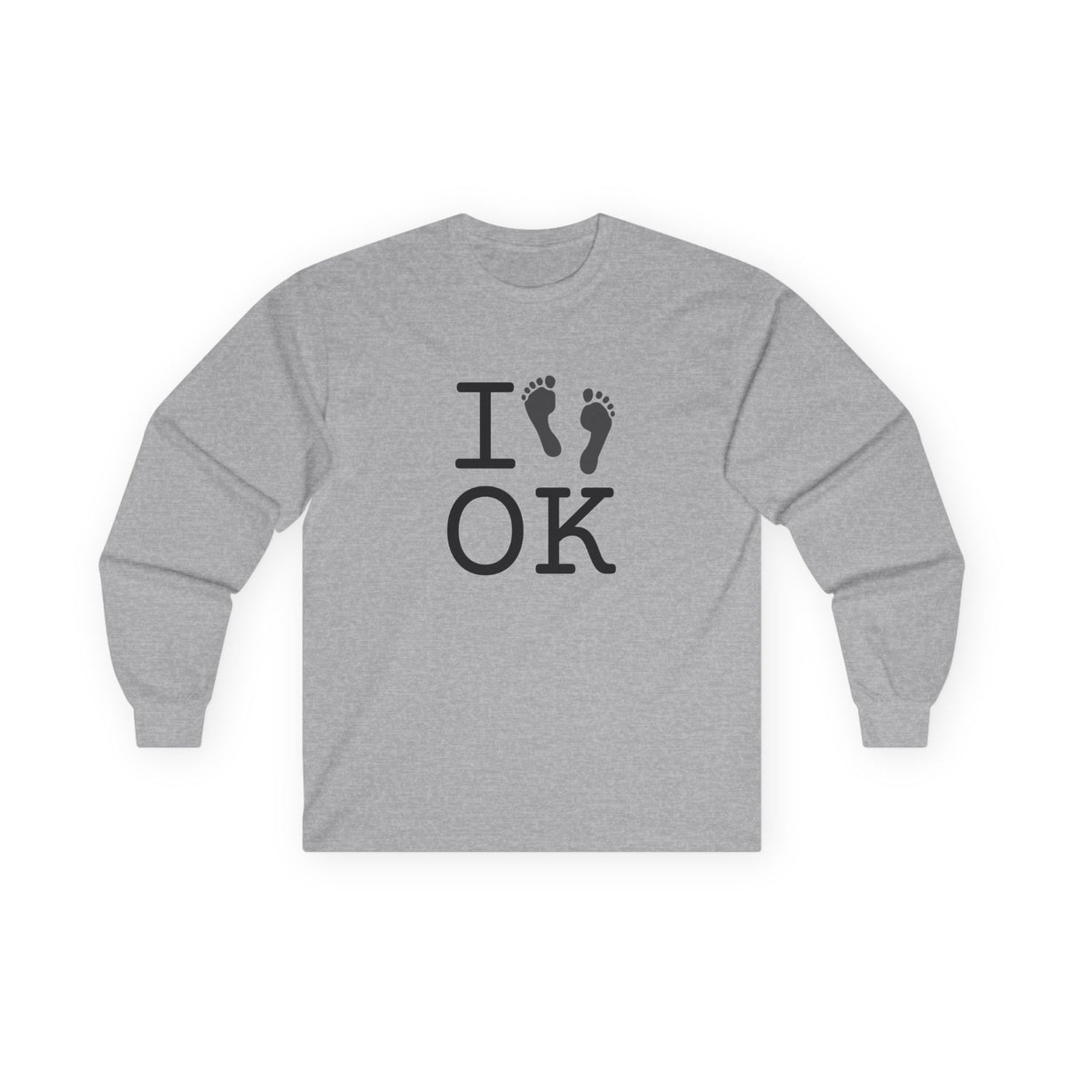 "I leave Footsteps in Oklahoma" Long Sleeve Shirt