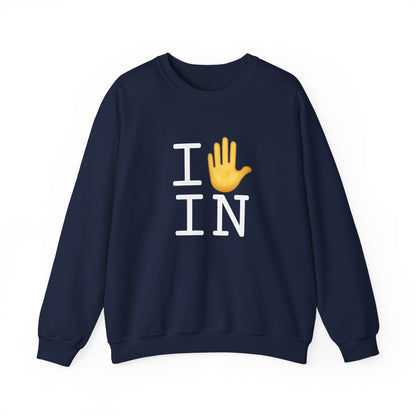 "I Stop (Raised Hand) Indiana" Sweatshirt