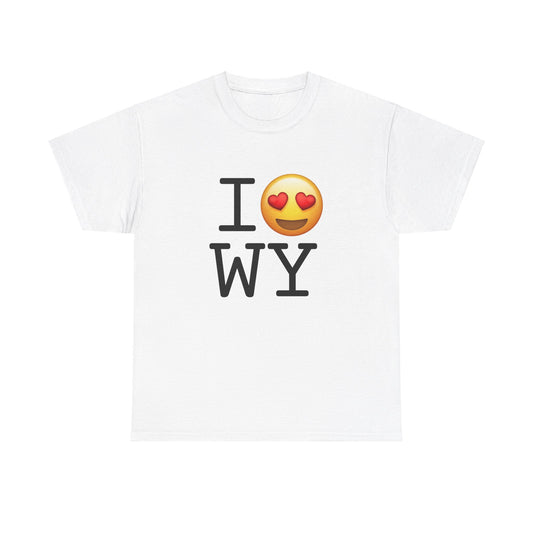 "I have Heart Eyes for Wyoming" Tee