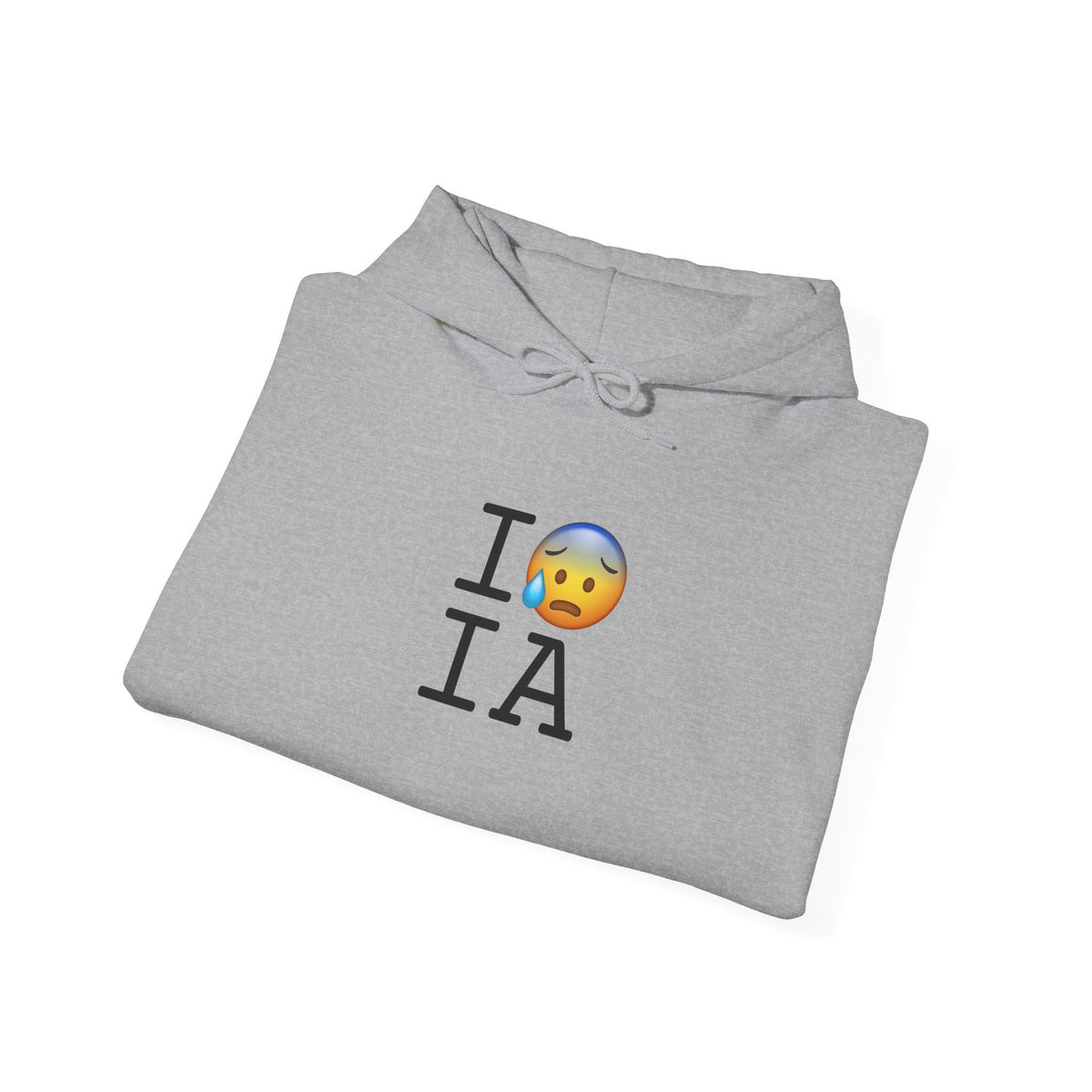 "I'm Anxiously Sweating in Iowa" Hoodie