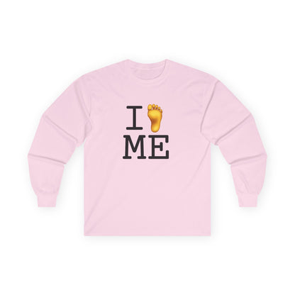 "I Foot Maine" Long Sleeve Shirt