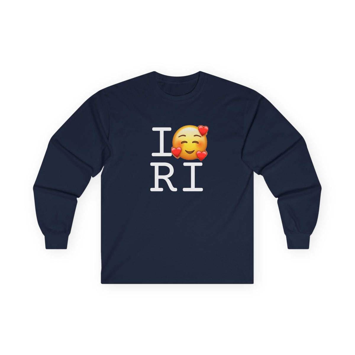 "I Adore Rhode Island" Long Sleeve Shirt