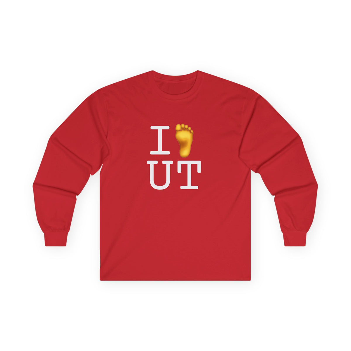 "I Foot Utah" Long Sleeve Shirt