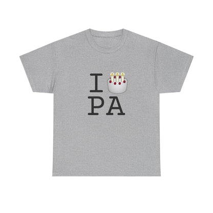 "I Birthday Cake Pennsylvania" Tee