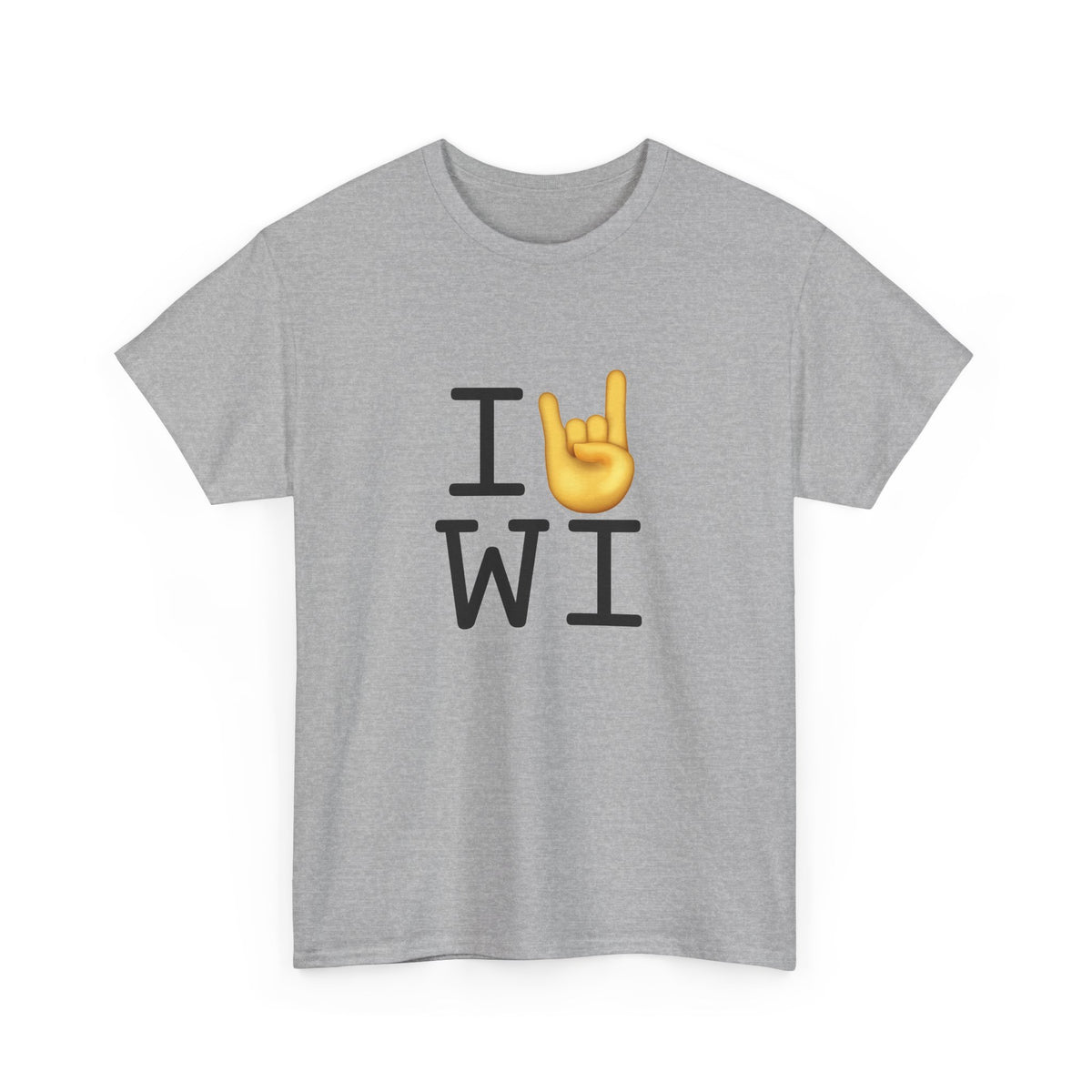 "I Rock On with Wisconsin" Tee