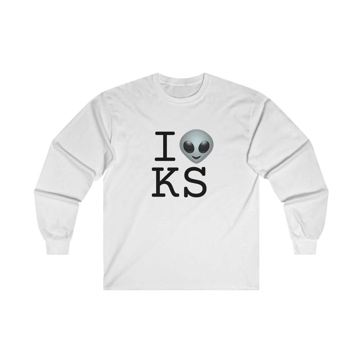 "I Feel Alien in Kansas" Long Sleeve Shirt