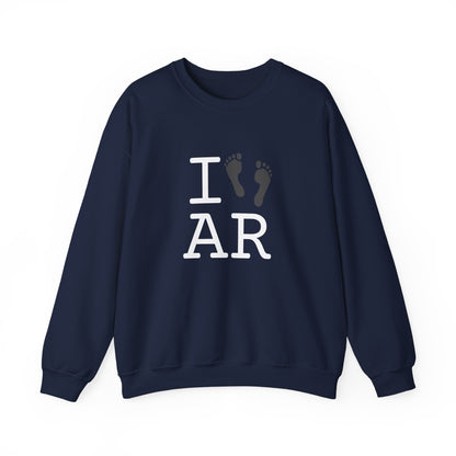 "I leave Footsteps in Arkansas" Sweatshirt