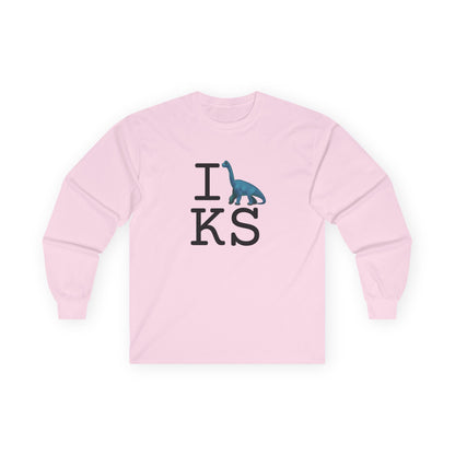 "I'm a Dinosaur in Kansas" Long Sleeve Shirt