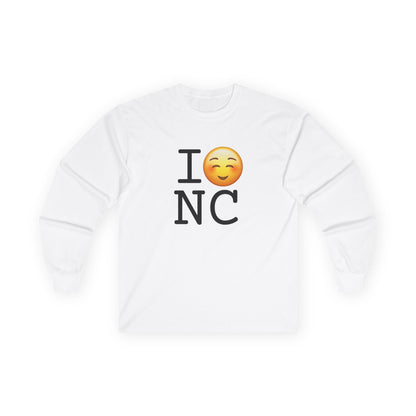 "I Blush at North Carolina" Long Sleeve Shirt