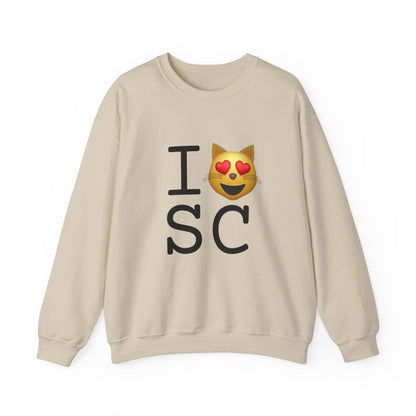 "I'm a Cat that Loves South Carolina" Sweatshirt