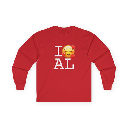"I Adore Alabama" Long Sleeve Shirt