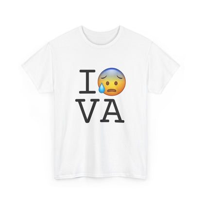 "I'm Anxiously Sweating in Virginia" Tee