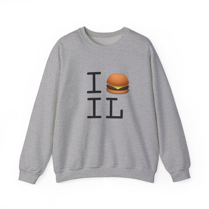 "I Cheeseburger Illinois" Sweatshirt