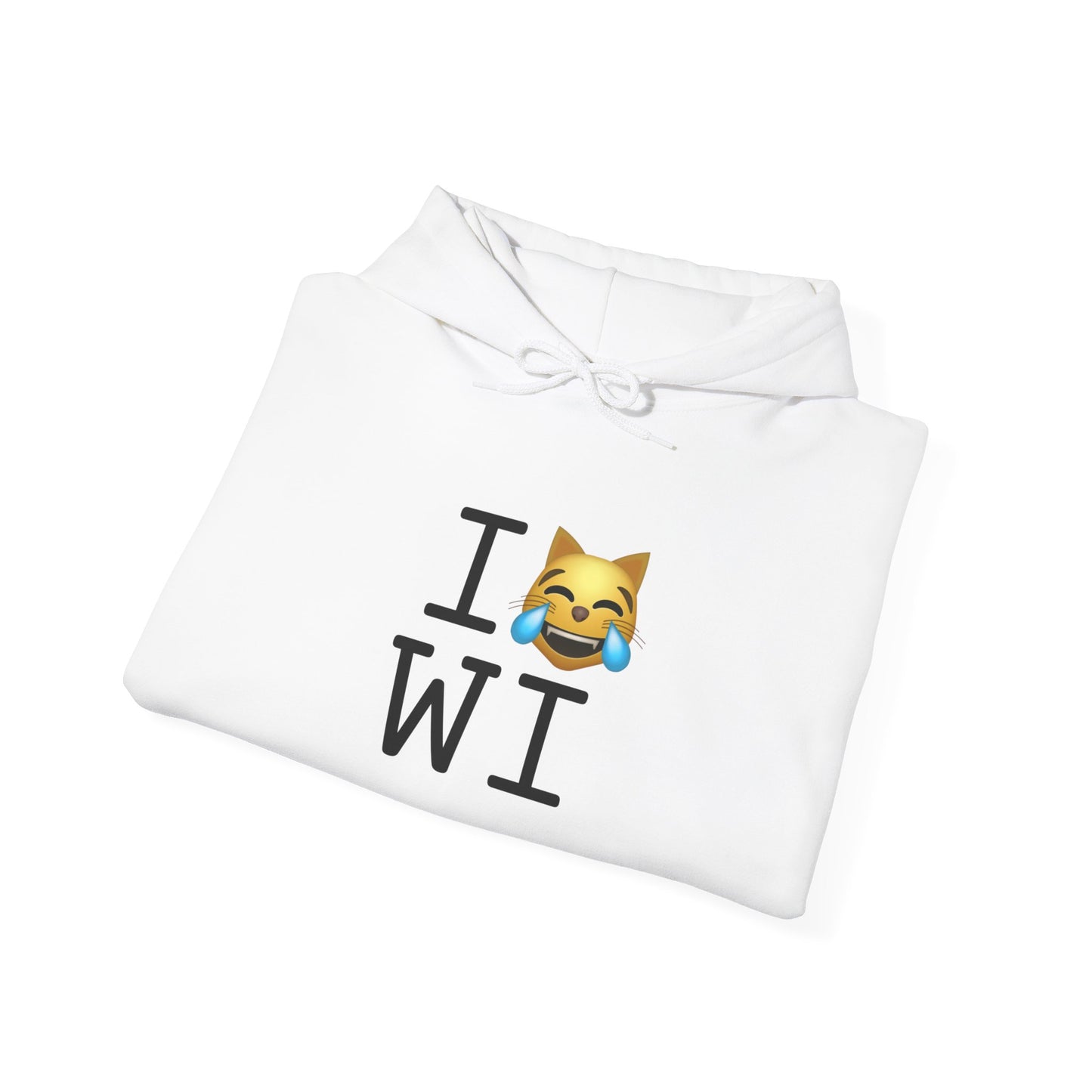 "I'm Laughing like a Cat at Wisconsin" Hoodie