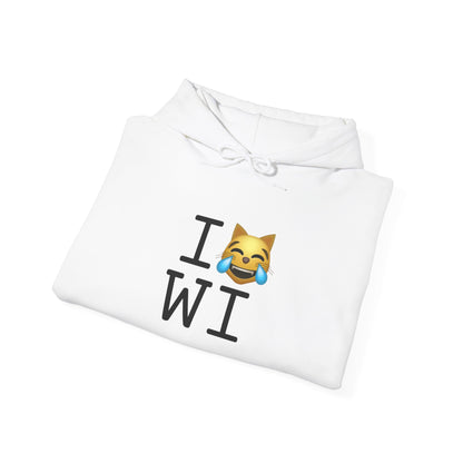 "I'm Laughing like a Cat at Wisconsin" Hoodie