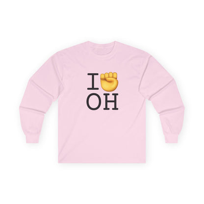 "I Raise my Fist with Ohio" Long Sleeve Shirt