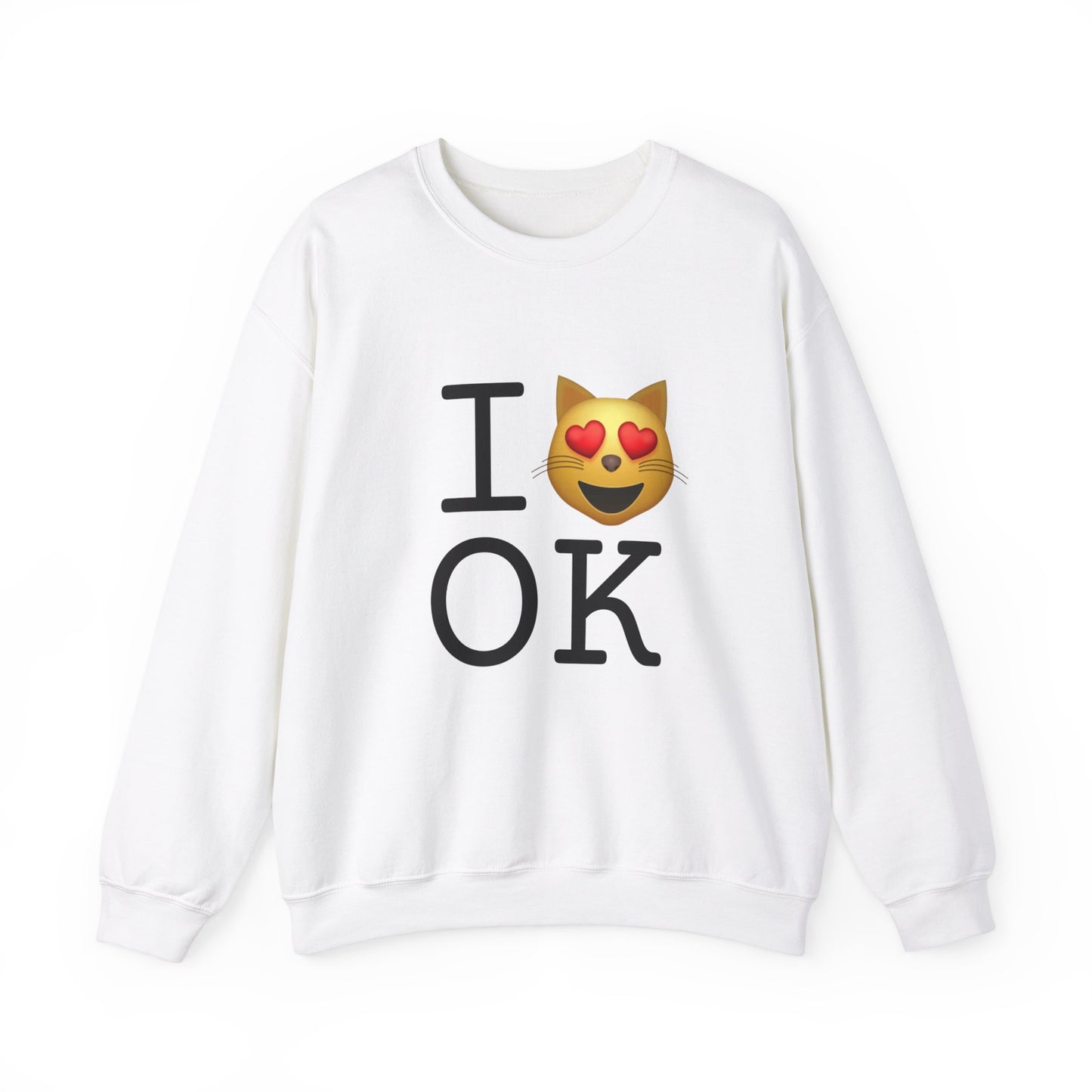 "I'm a Cat that Loves Oklahoma" Sweatshirt