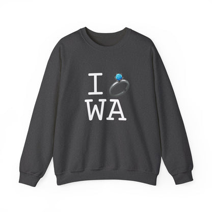 "I'm Married to (Diamond Ring) Washington" Sweatshirt