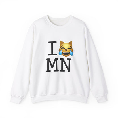 "I'm Laughing like a Cat at Minnesota" Sweatshirt