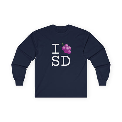 "I Grape South Dakota" Long Sleeve Shirt