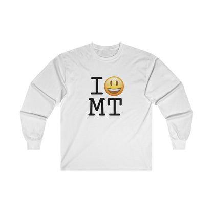 "I'm Happy about Montana" Long Sleeve Shirt