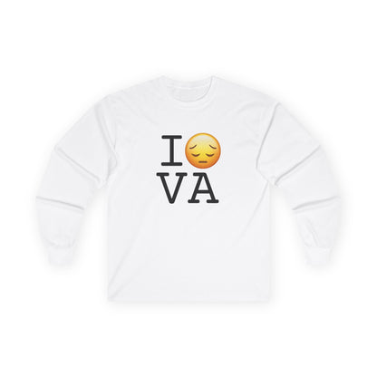 "I'm Depressed about Virginia" Long Sleeve Shirt
