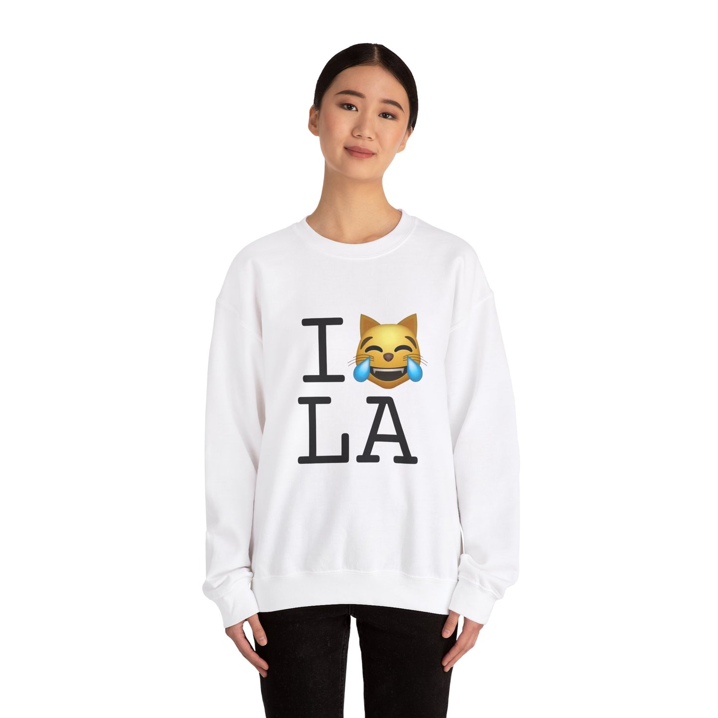 "I'm Laughing like a Cat at Louisiana" Sweatshirt