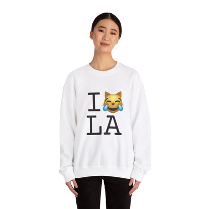 "I'm Laughing like a Cat at Louisiana" Sweatshirt