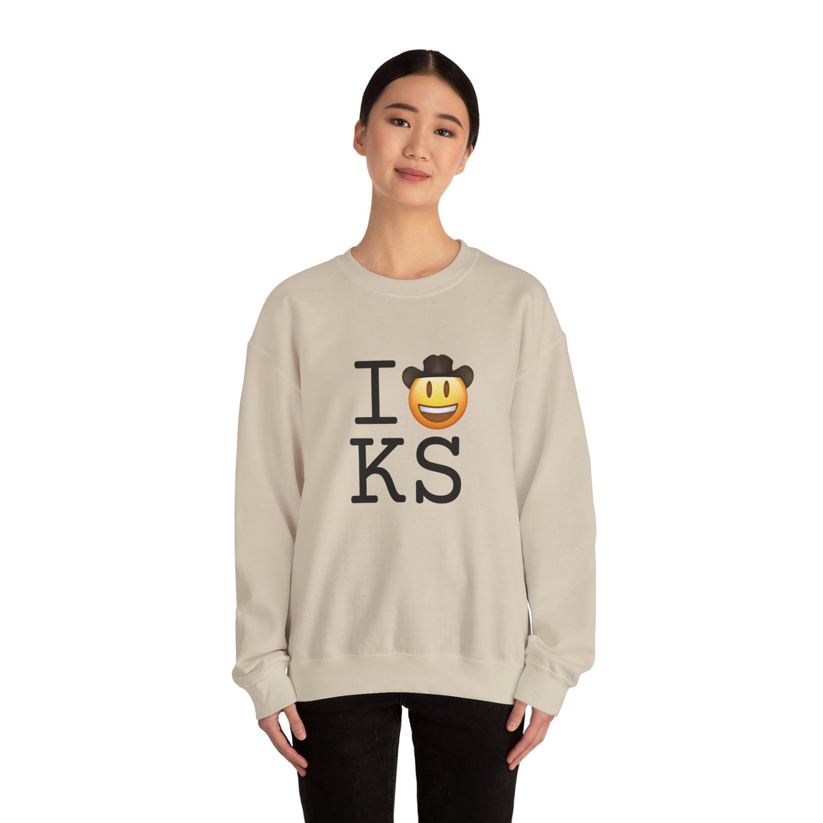 "I'm a Cowboy or Cowgirl in Kansas" Sweatshirt