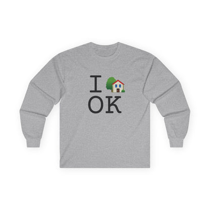 "I'm Home in Oklahoma" Long Sleeve Shirt