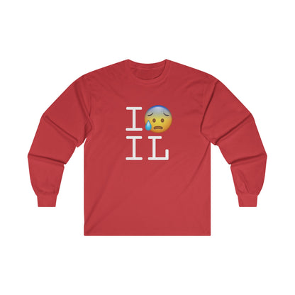 "I'm Anxiously Sweating in Illinois" Long Sleeve Shirt