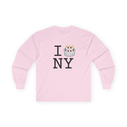 "I Birthday Cake New York" Long Sleeve Shirt