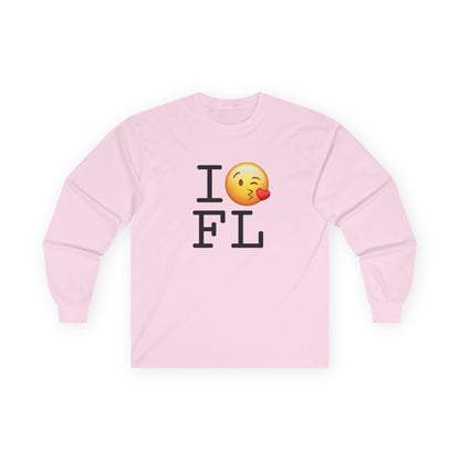 "I Blow a Kiss at Florida" Long Sleeve Shirt