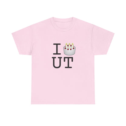 "I Birthday Cake Utah" Tee