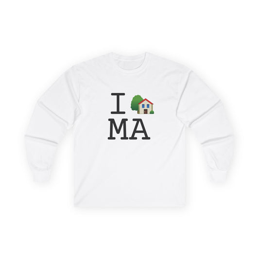 "I'm Home in Massachusetts" Long Sleeve Shirt