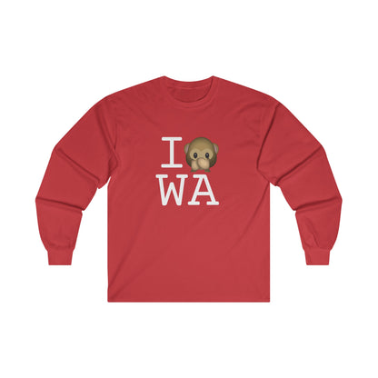 "I Don't Speak about Washington" Long Sleeve Shirt