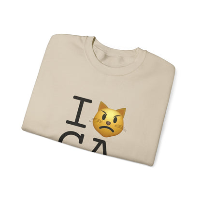 "I'm a Pouting Cat about Georgia" Sweatshirt