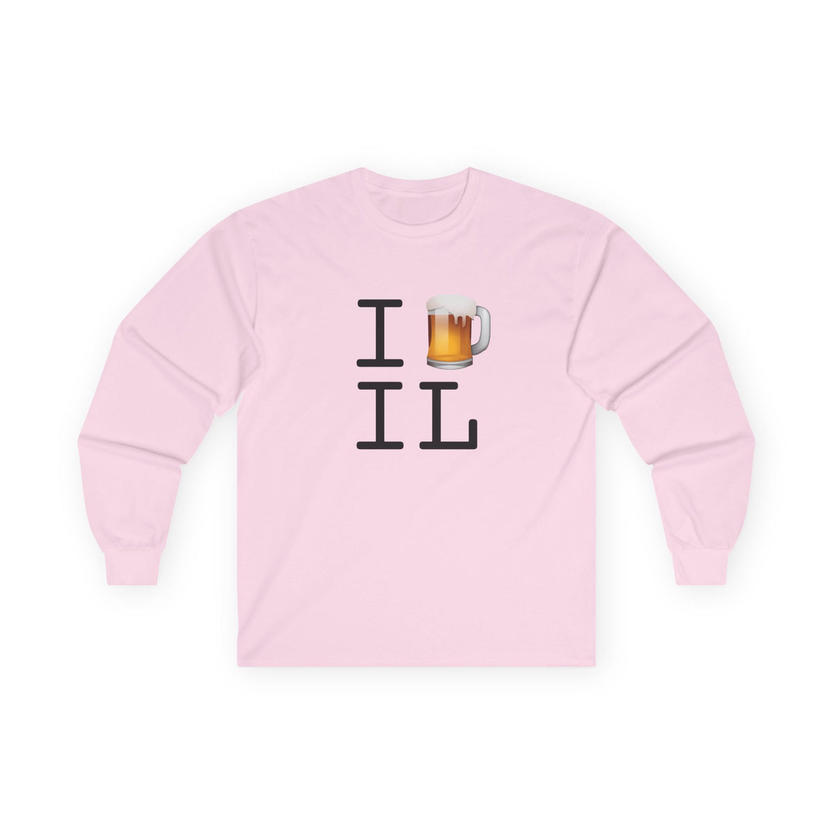 "I Beer Illinois" Long Sleeve Shirt