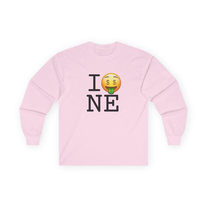 "I Get Rich in Nebraska" Long Sleeve Shirt