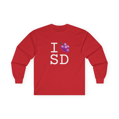 "I Grape South Dakota" Long Sleeve Shirt