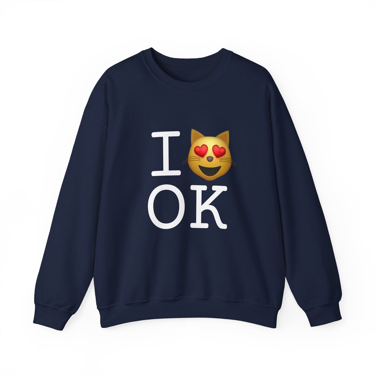 "I'm a Cat that Loves Oklahoma" Sweatshirt