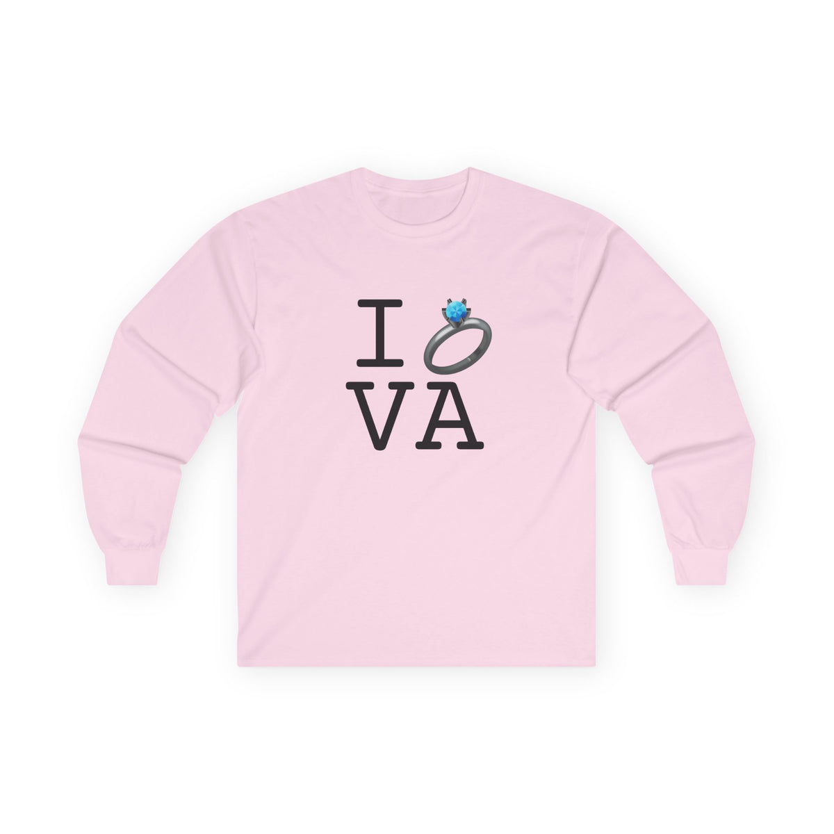 "I'm Married to (Diamond Ring) Virginia" Long Sleeve Shirt